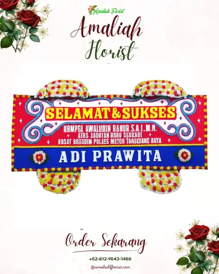 Papan Bunga Ucapan Selamat Warung Jaud