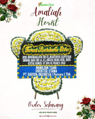 Papan Bunga Duka di Warung Jaud