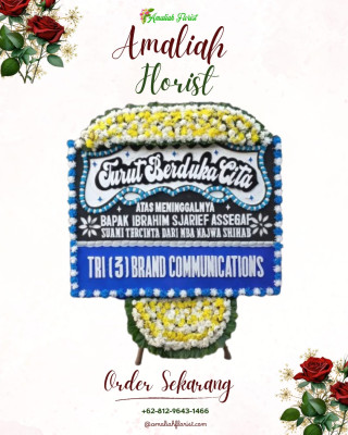 Papan Bunga Duka di Warung Jaud